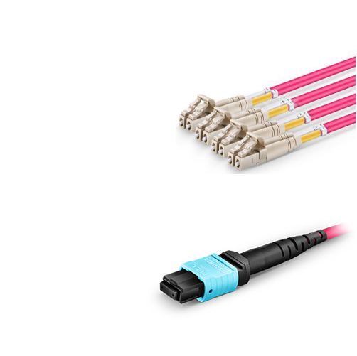 12 Fiber Mpo To Lc Multimode Om4 Breakout Cable I JTOPTICS