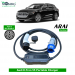 Single Phase, 32A, 7.3kW Audi e-tron 55 Compatible Level-2 Portable AC EV Charger or Onboard Electric Car Charging Cable with Type 2 IEC 62196-2 Plug and industrial CEE plug