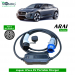 Single Phase, 32A, 7.3kW Jaguar I-Pace Compatible Level-2 Portable AC EV Charger or Onboard Electric Car Charging Cable with Type 2 IEC 62196-2 Plug and industrial CEE plug