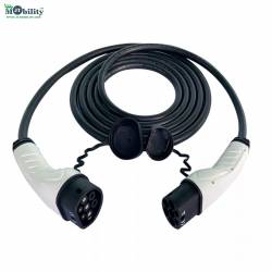 JT MOBILITY EV Charging Cable Mode-3 Type 2 IEC 62196-2 Male to Type-2 Female Three Phase, 16 Amp, 11Kw