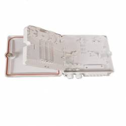 12 Port Wall Mount Fiber Termination Box Unloaded ABS Type, Hold Upto 12 Adaptor, IP65 Complied, For Indoor and Outdoor OFC Application