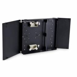 12 Port Wallmount Indoor Outdoor Optical Fiber Termination Box LIU, Hold Upto 12 Adaptor, Metal Type Powder Coated, OFC Liu Box IP65 Comply