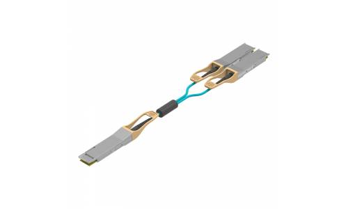 JTOPTICS 200G AOC Cable QSFP56 to 2xQSFP28 Active Optical Cable 1 Meter OM3 Multimode cable