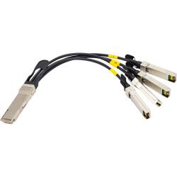 JTOPTICS 200G DAC Cable QSFP56 to 4xSFP56 passive twinax copper cable  1 Meter 30AWG , Direct Attached Cable