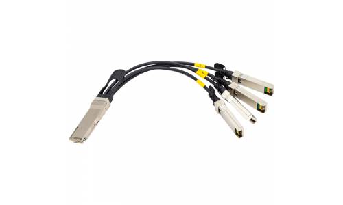 JTOPTICS 200G DAC Cable QSFP56 to 4xSFP56 passive twinax copper cable  1 Meter 30AWG , Direct Attached Cable