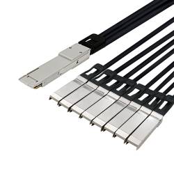 400Gbase-Sr8 400G Qsfp-Dd To 8 X sfp56 Breakout Twinax Copper Passive Dac Cable (Direct Attached Cable)