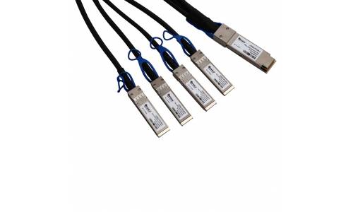 JTOPTICS 100G DAC Cable QSFP28 to 4xSFP28 Breakout passive twinax copper cable  1 Meter 30AWG , Direct Attached Cable