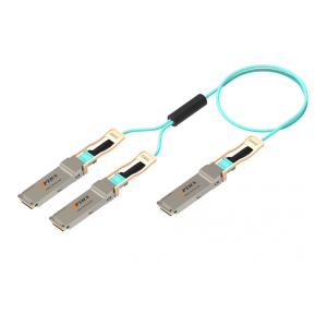200G To 2X100G Aoc Cable Qsfp56 To 2Xqsfp28 Active Optical Cable Om3 Multimode
