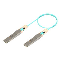 JTOPTICS 400G AOC Cable QSFP-DD to QSFP-DD Active Optical Cable 1 Meter OM3 Multimode cable
