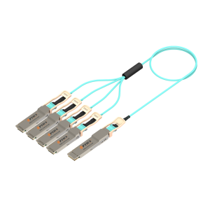 Dell 470-AEDF 400G To 4X100G Aoc Cable Qsfp-Dd To 4Xqsfp28 Active Optical Cable Om3 Multimode
