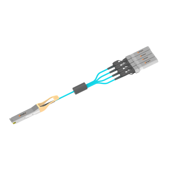 Juniper JNP-QSFP-AOCBO 40G To 4X10G Aoc Cable Qsfp+ To 4Xsfp+ Active Optical Cable Om3 Multimode JNP-QSFP-AOCBO 40G AOC Cables