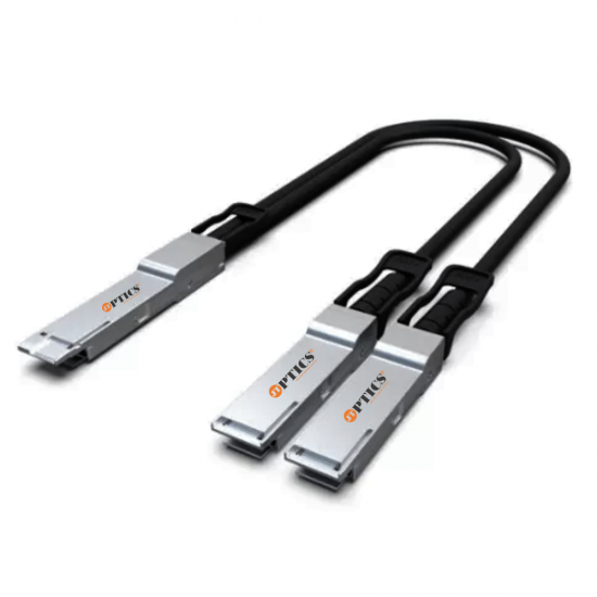 HPE Aruba P06248-B21 200G To 2X100G Dac Cable Qsfp56 To 2Xqsfp28 Passive Twinax Copper Direct Attached Breakout Cable P06248-B21 200G DAC Cables