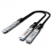 200G To 2X100G Dac Cable Qsfp56 To 2Xqsfp28 Passive Twinax Copper Direct Attached Cable