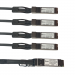 JTOPTICS 40G DAC Cable QSFP+ to 4xSFP+ passive twinax copper cable  1 Meter 30AWG , Direct Attached Cable