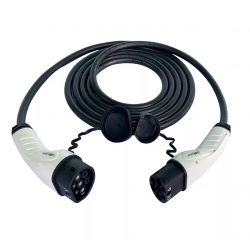 JT MOBILITY Mode-3 EV Charging Cable Type 2 IEC 62196-2 Male to Type 2 Female Single Phase, 32 Amp, 7Kw