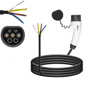 Mode 3 Type-2 Ev Charging Cable Single Phase 16Amp With Type-2 Female Gun And 5 Meter Cable Comply To Iec 62196-2