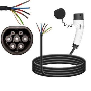 Mode 3 Type-2 Ev Charging Cable Three Phase 16Amp With Type-2 Female Gun And 5 Meter Cable Comply To Iec 62196-2