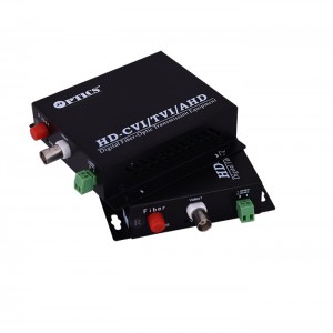 1 Channel Hd Video To Ofc Converter With Rs485 Support Ahd Hdcvi Hdtvi 1080P Smf Fc 20Km Pair