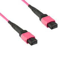 12 Fiber Om4 Mtp® Trunk Cable 12F Mtp®-F To 12F Mtp®-F Sm Patch Cord Low Loss Ofnp Multimode Om4 Cable Polarity B