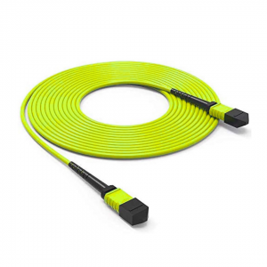 12 Fiber Om5 Mpo Cable 12F Mpo Female  To 12F Mpo Female Om5 Patch Cord Low Loss Ofnp (Plenum) Polarity B