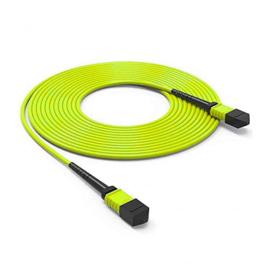 12 Fiber Om5 Mpo Cable 12F Mpo Female To 12F Mpo Female Om5 Patch Cord Low Loss Ofnp (Plenum) Polarity B JTMPM512OMOSFMOSFXX Mpo Trunk Cables