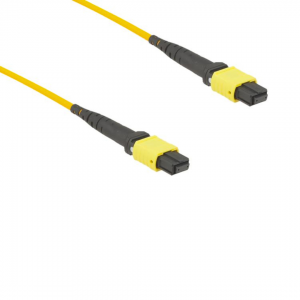 12 Fiber Sm Mtp® Trunk Cable 12F Mtp®-F To 12F Mtp®-F Sm Patch Cord Low Loss Ofnr G.657A1 Single Mode Cable Polarity B