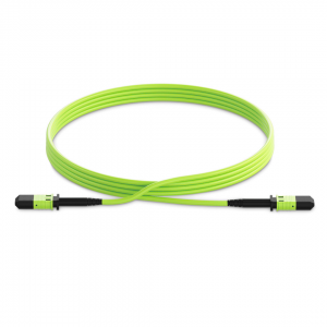 16 Fiber Om5 Mpo Cable 16F Mpo Female  To 16F Mpo Female Om5 Patch Cord Low Loss Ofnp (Plenum) Polarity B