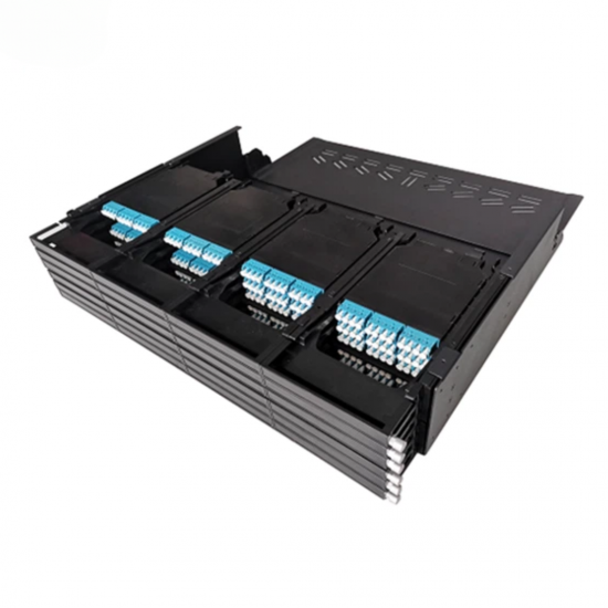 288 Fiber Odf 2U Rack Mount Ultra Hd Fiber Enclosure Hold Upto 24 Uhd Lgx Mpo Mtp® Cassettes JTMPFDHX2 High Density LIU