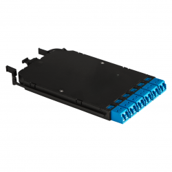 Uhd Mpo Lgx Cassette Box With 12 Fibers Mpo To 6Xlc Dx Single Mode Fan-Out Cable Suitable For Ultra High Density Enclosure Panel