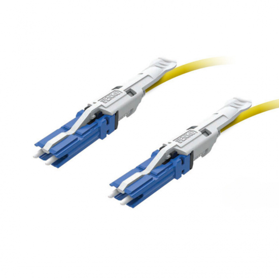 Cs Cs Sm Dx Optical Patch Cable, 4 Fiber Cs/Upc Cs/Upc Single Mode Os2 Duplex Ofnr 2Mm Patch Cord JTPCCSPCSPOS2DXLZXXUBP OFC Patch Cords