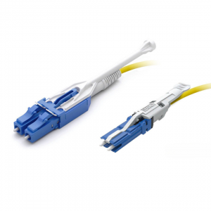 Cs Lc Sm Dx Optical Patch Cable, 4 Fiber Cs/Upc Lc/Upc Single Mode Os2 Duplex Ofnr 2Mm Patch Cord