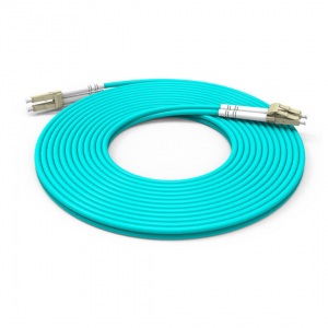 Lc Lc Om3 Optical Patch Cable Lc/Upc Lc/Upc Multimode Om3 Duplex Ofnp 2Mm Patch Cord