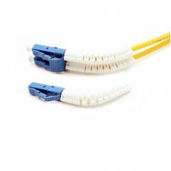JTOPTICS Lc Lc Sm Dx Flexboot Patch Cord, Lc/UPc Lc/UPc Os2 Single Mode Duplex OFNR Riser 2Mm Patch Cable