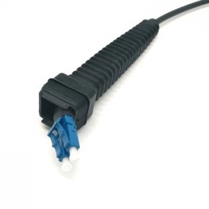 Lc Lc Sm Armored Nsn Boot Antenna Cable Lc/Upc To Lc/Upc Single Mode Duplex Ip68 Waterproof Ftta Ofc Cable