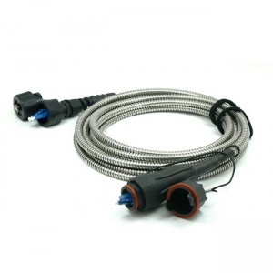Lc Lc Outdoor Antenna Cable Armored Single Mode Fullx Ip68 Waterproof Ftta Ofc Cable