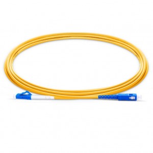 Sc Lc Single Mode Simplex Patch Cord Sc/Upc Lc/Upc Sm Sx Lszh 2Mm Ofc Cable