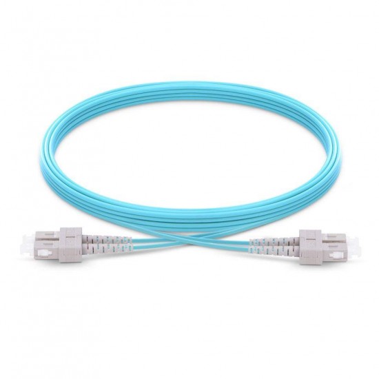 Sc Sc Om3 Duplex Patch Cord Sc/Pc Sc/Pc Multimode Om3 Dx Ofnp Plenum 2Mm Ofc Cable JTPCSCPSCPOM3DXPVXXP Premium Patch Cables