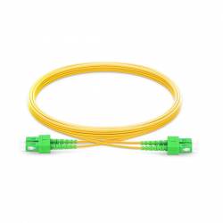 Sc Sc Sm Dx Ofc Patch Cord, Sc Apc Sc Apc Single Mode Os2 Duplex Lszh 2Mm Optical Fiber Premium Quality Patch Cable